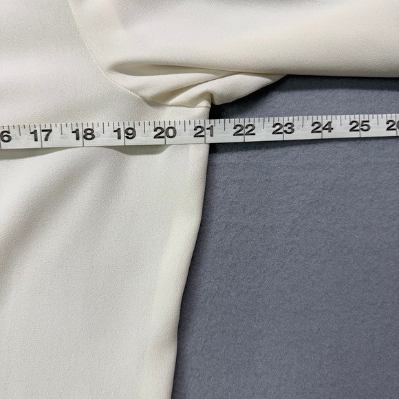 Jaclyn Smith Bow Blouse with Embroidered Detail Sz12 Old Money Preppy Vintage - Picture 6 of 8